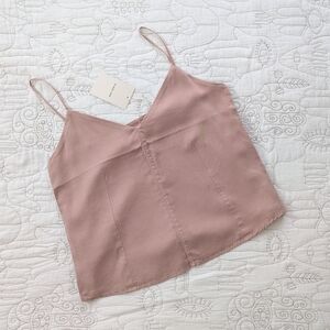 NWT Everlane Butterlite Blush Tencel Cami Top